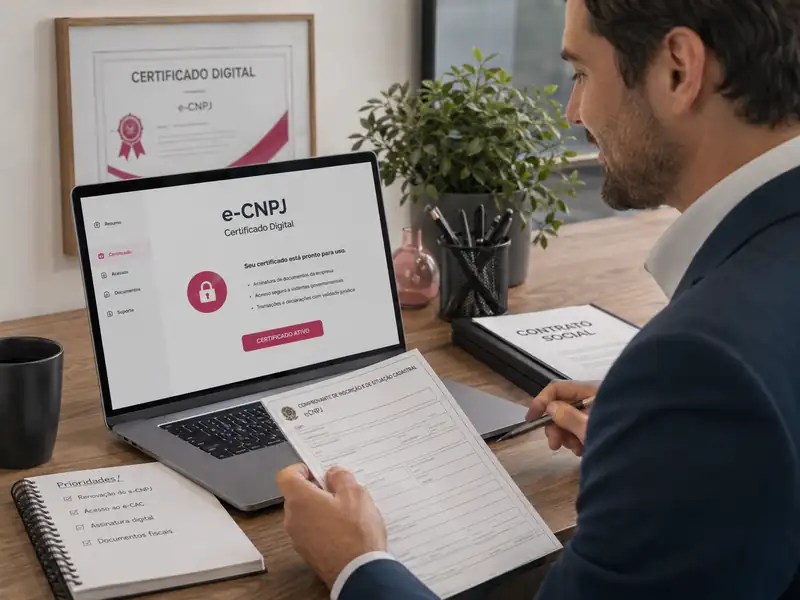 e-CNPJ aplicado à rotina digital de uma empresa